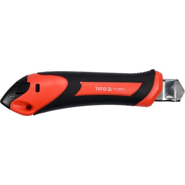 Yato Nożyk z ostrzem łamanym 18mm z otworem do zwieszenia (YT-75072) 3406328 5906083007484