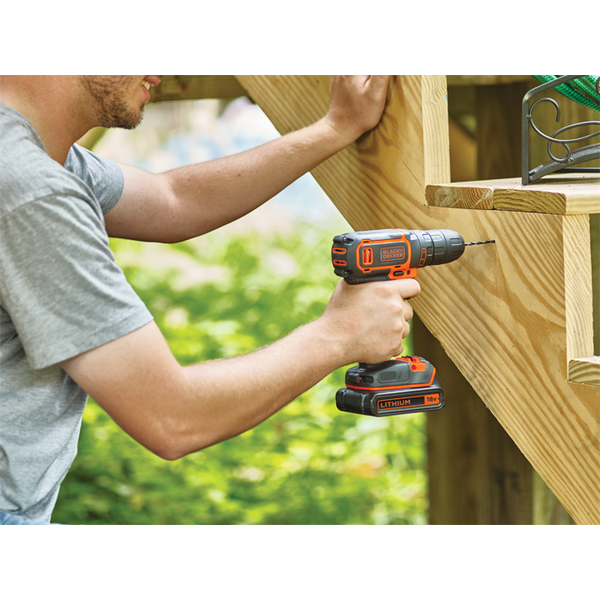 Wiertarko-wkrętarka Black&Decker 18 V 2 x akumulator 1.5 Ah 3407814 5035048645574