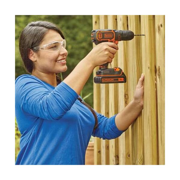 Wiertarko-wkrętarka Black&Decker 18 V 2 x akumulator 1.5 Ah 3407814 5035048645574