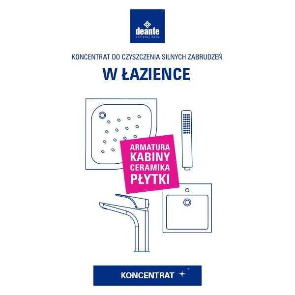 Deante Deante Koncentrat do czyszczenia silnych zabrudzeń w łazience - ZZZ 000B 3408515 5908212057209
