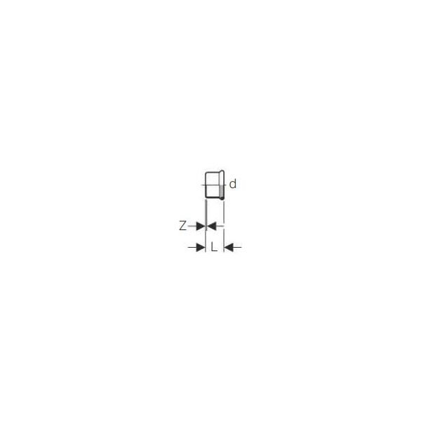 Geberit Zaślepka Mapress Kupfer Gas 18mm (34753) 3409532 4024723347538