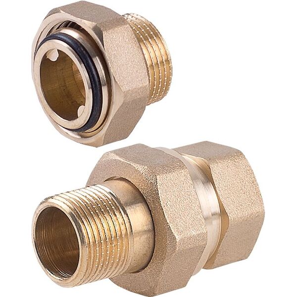 Perfexim Śrubunek mosiężny prosty 1" z oringiem (07-000-0250-000) 3411528 5902626239374