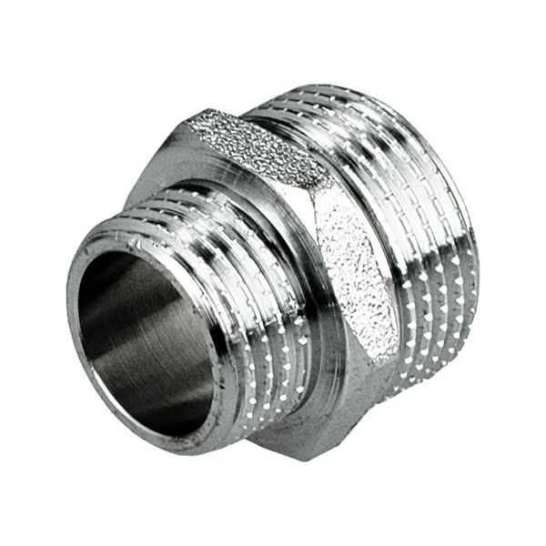 Perfexim Nypel redukcyjny mosiężny chromowany GZ 1/2 x 3/4" (07-515-1520-000) 3411768 5902626206017