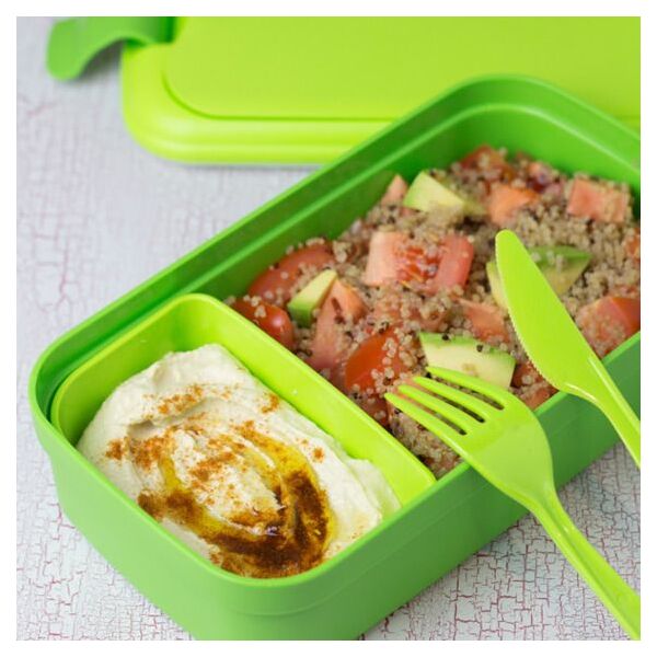 Curver Pojemnik ze sztućcami Lunch&Go fioletowy 3415315 3253920768032