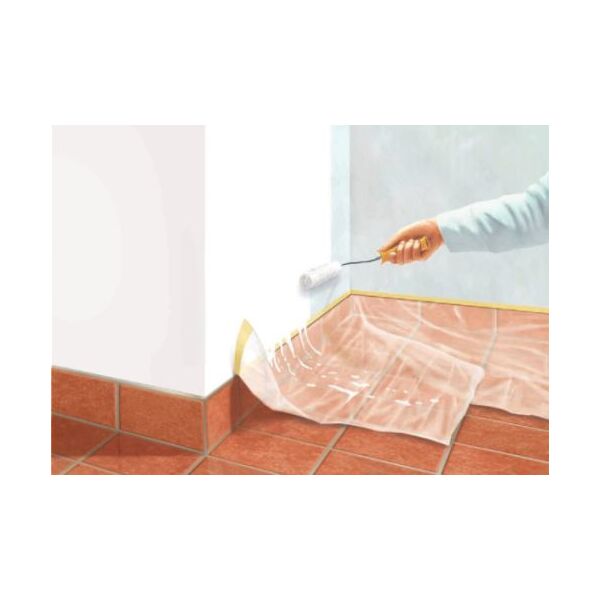 Folia malarska Tesa Folia maskująca z taśmą tesa® 2 DNI 15m x 260cm (H5887100) 3416541 4042448267252