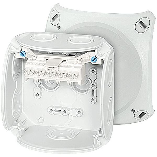 Hensel Puszka odgałęźna 104x104x70 5x2,5mm2 CU IP66 szara DK 0402 GZ (62000149) 4012051 4012591125341