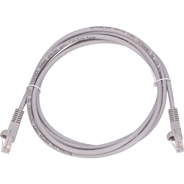 ExtraLink Patchcord KAT.5E, UTP, 2m (EX.7676) 4106559 5902560367676