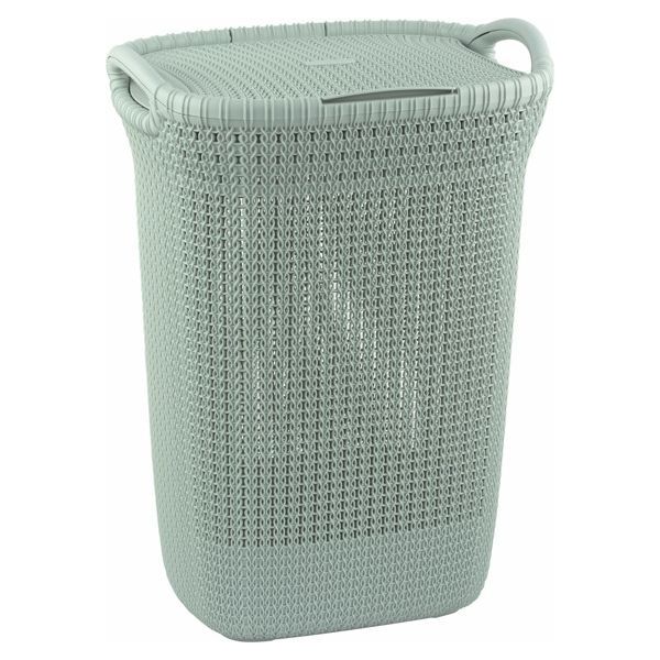 Kosz na pranie Curver Knit 57L błękitny (228411                         ) 4189417 3253923676037