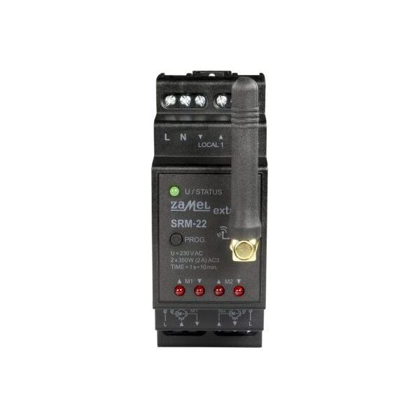Zamel Radiowy sterownik rolet modułowy podwójny 230V SRM-22 (EXL10000023) 4202736 5903669225300