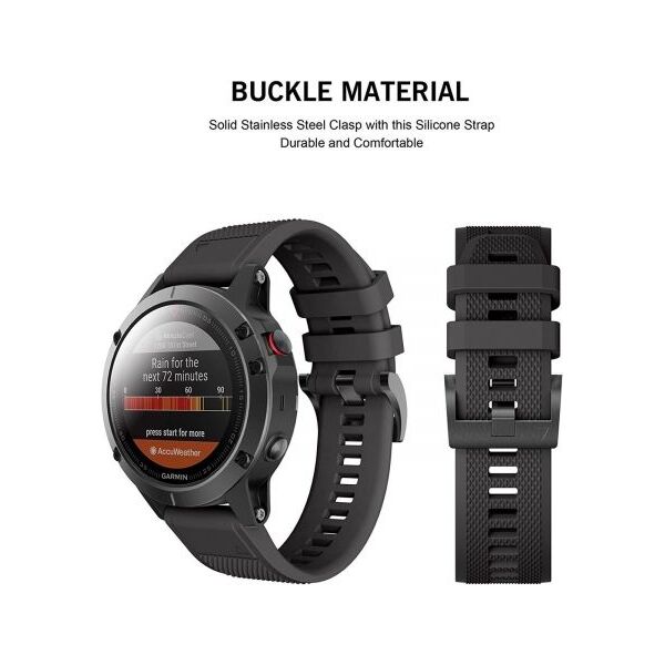 Tech-Protect Pasek Smooth do GARMIN FENIX 3/5X/3HR (26MM) 4549268 5906735412598