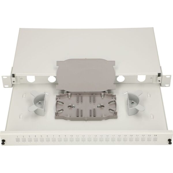ExtraLink EXTRALINK 24 CORE FIBER OPTIC PATCH PANEL WHITE 4624667 5903148912172