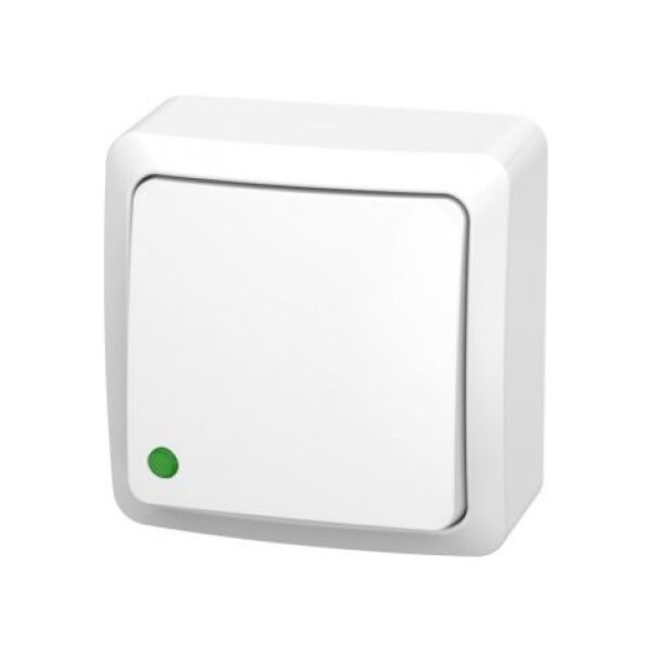 Elektro-Plast BERG Łącznik jednobiegunowy n/t 10AX IP20 biały (3710-00) 4642766 5902431694610