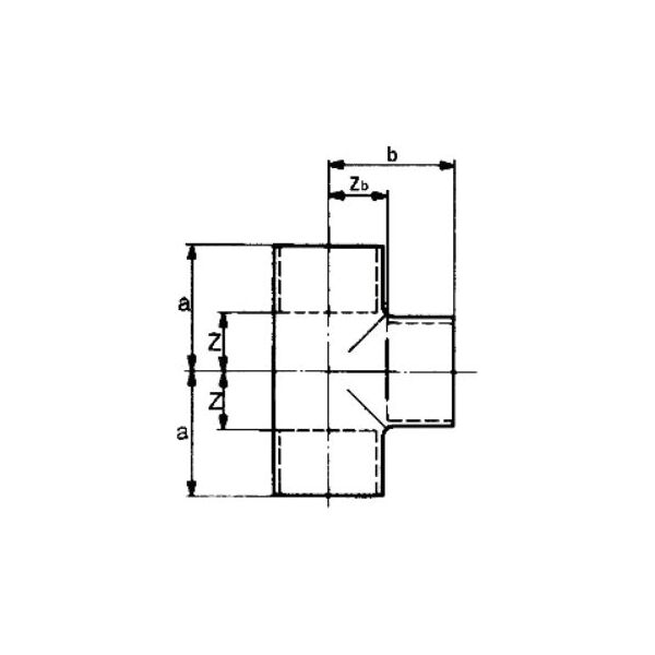 Conex Trójnik miedziany serii 5000 15mm (5130015015015) 4661660 4011860094609