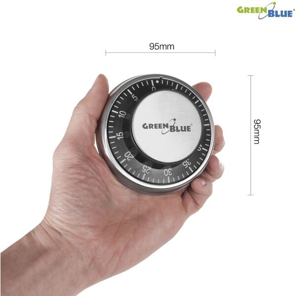 Minutnik GreenBlue mechaniczny srebrny (GB152) 4688252 5902211108566