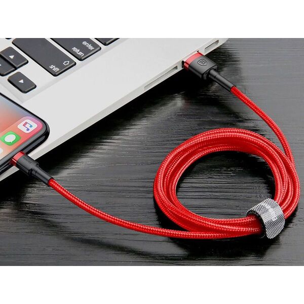 Kabel USB Baseus USB-A - Lightning 2 m Czerwony (31564-uniw) 4692112 6953156275027
