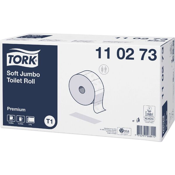 Tork Papier toaletowy Jumbo biały 4693822 7310791268415