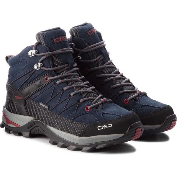 Buty trekkingowe męskie CMP Rigel Mid Trekking Shoe Wp Asphalt/Syrah r. 45 (3Q12947-62BN) 4718595 8055199862849