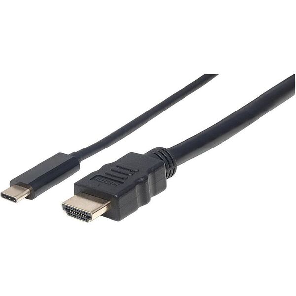 Kabel USB Manhattan USB-C - HDMI 1 m Czarny (152235) 4720817 766623152235