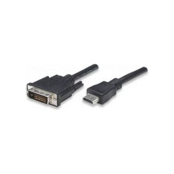 Kabel Techly HDMI - DVI-D 3m czarny (ICOC-HDMI-D-030) 4865915 8057685304628