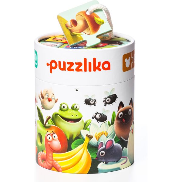 Levenya Puzzlika. Puzzle duo - Co jedzą zwierzątka (30624466) 4898867 4823056512992