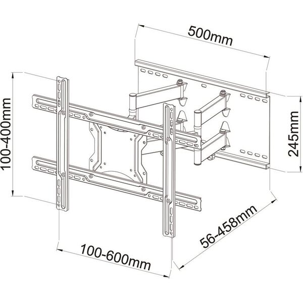 Art Uchwyt ścienny AR-87 40'' - 80'' 4900291 5902115408649