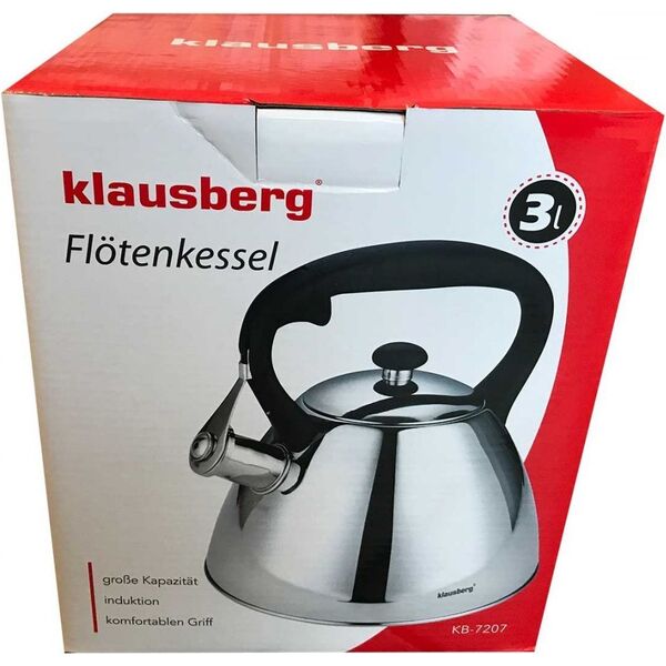 Klausberg CZAJNIK Z GWIZDKIEM KLAUSBERG 3L KB-7207 4902398 5902666612076