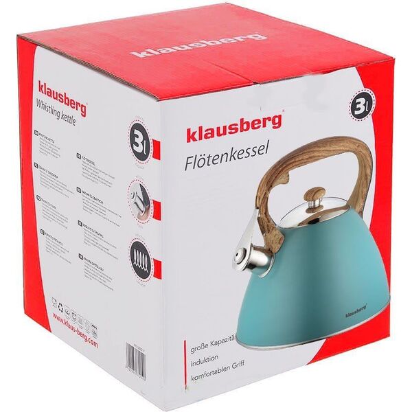 Klausberg CZAJNIK Z GWIZDKIEM KLAUSBERG 3L KB-7263 4902403 5902666613639