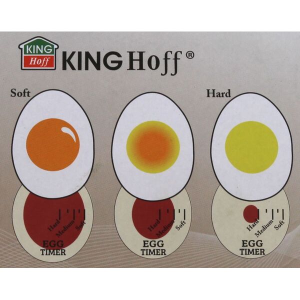 Minutnik KingHoff mechaniczny Jajko czerwony (KH-1015) 4907862 5908287210158