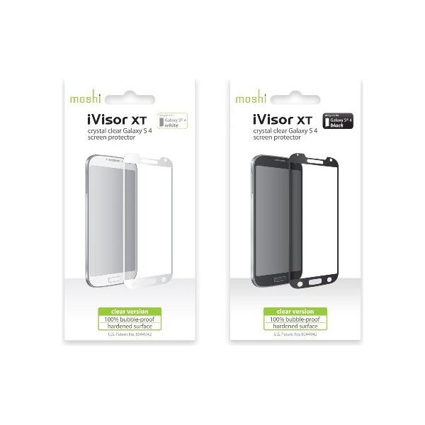 Moshi Moshi Ivisor Xt - Przezroczysta Folia Ochronna Full Face Samsung Galaxy S4 (czarny) 4918709 4712052314924