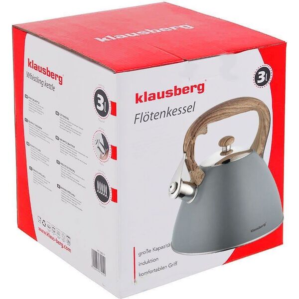 Klausberg CZAJNIK Z GWIZDKIEM KLAUSBERG 3L KB-7297 4936908 5902666612977