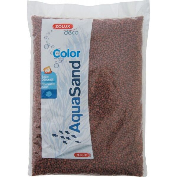 Zolux Aquasand Color brąz kakaowy 5kg 4961232 3336023462141