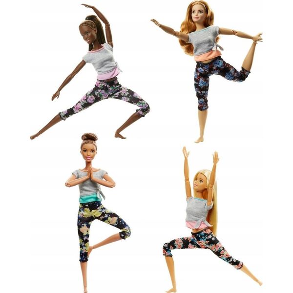 Lalka Barbie Mattel Made to Move - Kwiecista gimnastyczka (FTG80) 4973195 887961643787