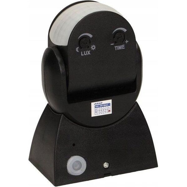 Orno Czujnik ruchu 180 stopni IP65 1200W czarny (OR-CR-236/B) 5008546 5901752486737