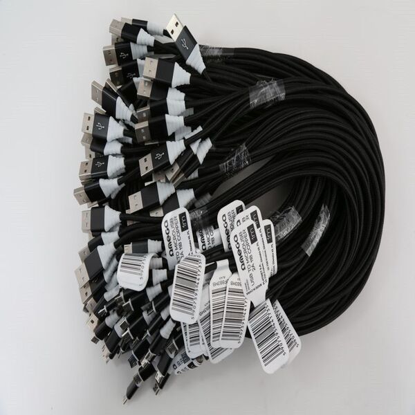Kabel USB Omega USB-A - 1 m Czarny (OUFBB3MB) 5015673 5907595441735