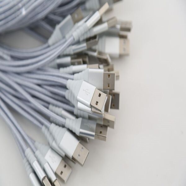 Kabel USB Omega USB-A - 1 m Srebrny (OUFBB3MS) 5015680 5907595440578