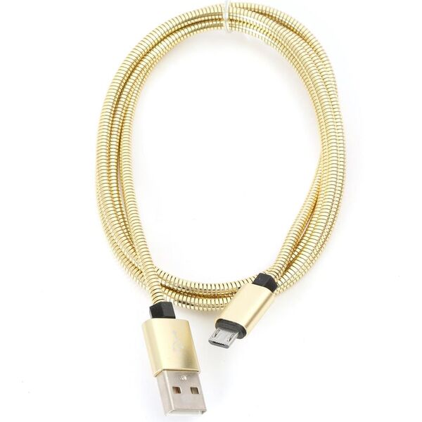 Kabel USB Omega USB-A - microUSB 1 m Złoty (OUFBB6MBOXGL) 5015706 5907595442091