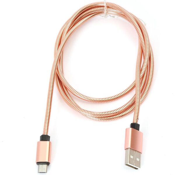 Kabel USB Omega USB-A - microUSB 1 m Złoty (OUFBB6MBOXRG) 5015707 5907595442077