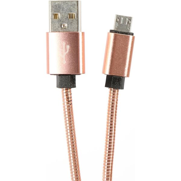 Kabel USB Omega USB-A - microUSB 1 m Złoty (OUFBB6MBOXRG) 5015707 5907595442077