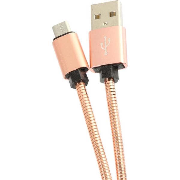 Kabel USB Omega USB-A - microUSB 1 m Złoty (OUFBB6MBOXRG) 5015707 5907595442077