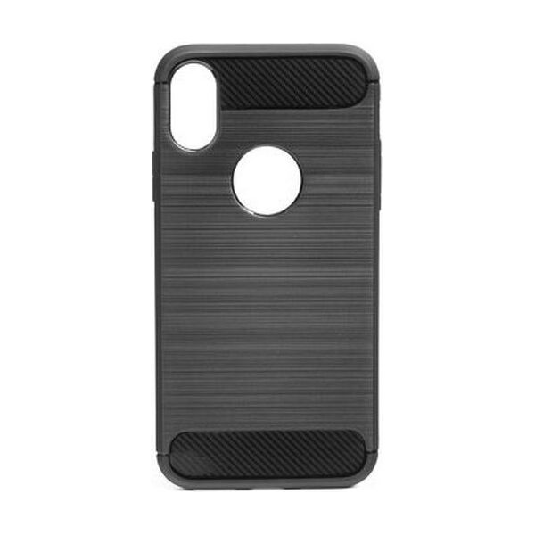 Etui Carbon iPhone Xs czarny /black 5021288 5901737927545
