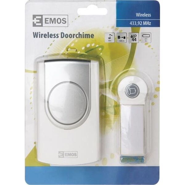 Emos Dzwonek bezprzewodowy do drzwi P5723, 3x AA 5042776 8592920006641