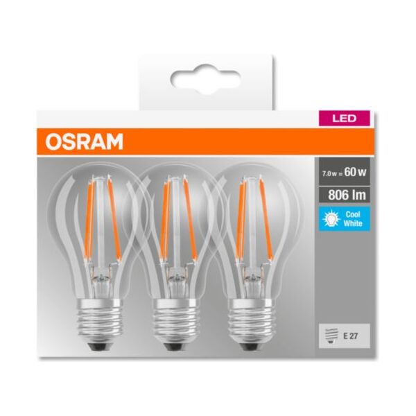 Osram Classic A, 7W, E27, 806lm 5325677 4058075819535