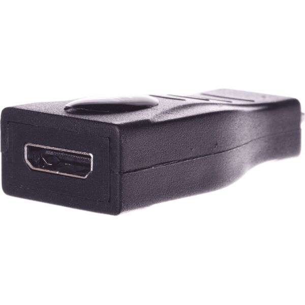 Adapter AV Lindy HDMI Micro - HDMI Mini czarny (41296) 5352775 4002888412964