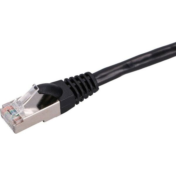 ExtraLink EXTRALINK LAN PATCHCORD CAT.5E FTP 1M FOILED TWISTED PAIR BARE COPPER CZARNY 5371959 5902560367607