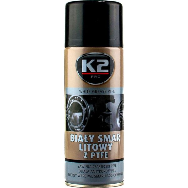 K2 K2-BIALY SMAR Z PTFE 400ML SPRAY 5519131 5906534007780