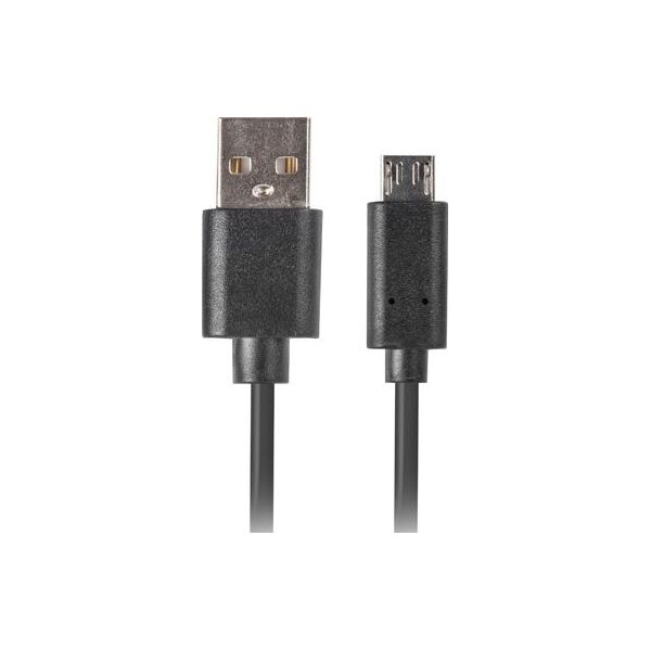 Kabel USB Lanberg USB-A - 1.8 m Czarny (CA-USBM-20CU-0018-BK) 5617785 5901969416367
