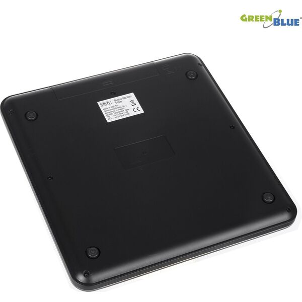 Waga kuchenna GreenBlue GreenBlue GB171 Waga kuchenna cyfrowa LED czarna min 1g max 5000g 5618220 5902211110026