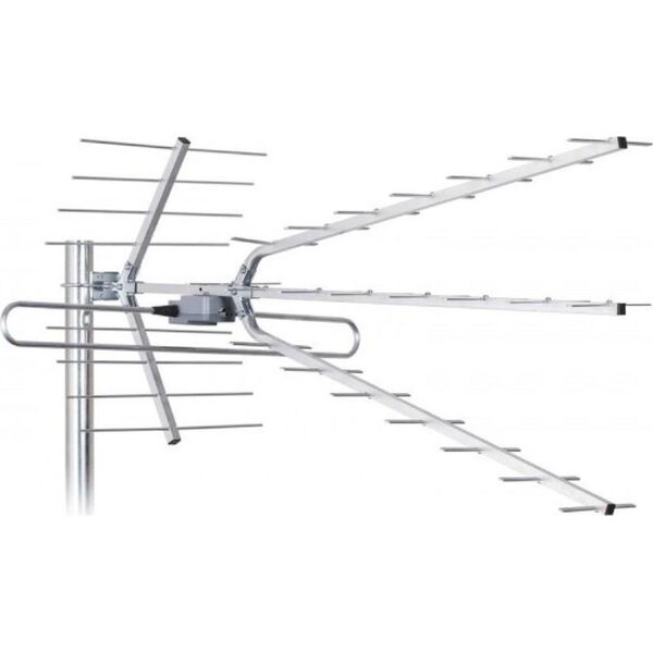 Antena RTV Libox kierunkowa DVB-T ze wzmacniaczem sygnału Combo LB2100W |VHF,UHF,LTE 5627654 5902689075452