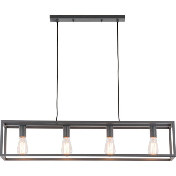 Lampa wisząca Italux Sigalo industrial klasyczna szary  (MD-BR4366-D4 GR) 5631356 5900644436058