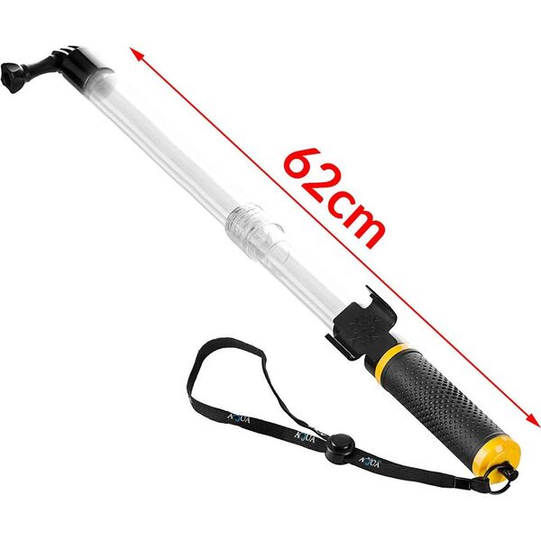 Hurtel Wypornościowy wysięgnik selfie do kamer sportowych GoPro SJCAM uniwersalny 5675290 7426757224903